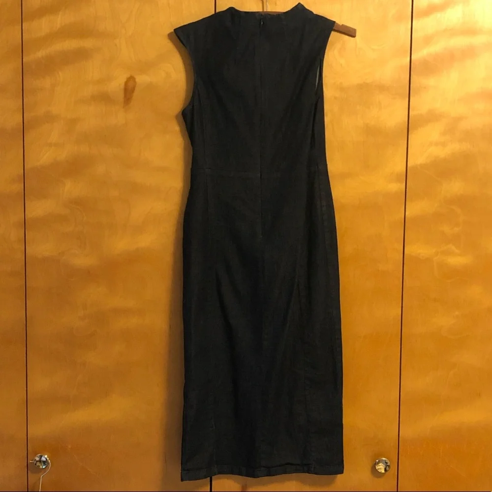 Zara Denim Midi Dress - Picture 4 of 8